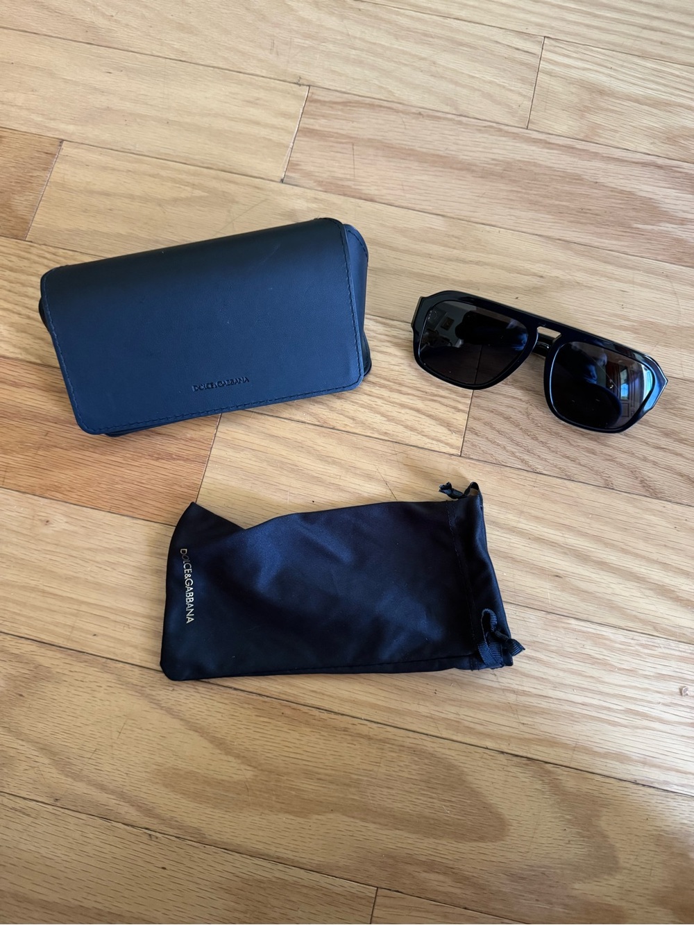Dolce & Gabbana Black Women's Oversized Square Sunglasses